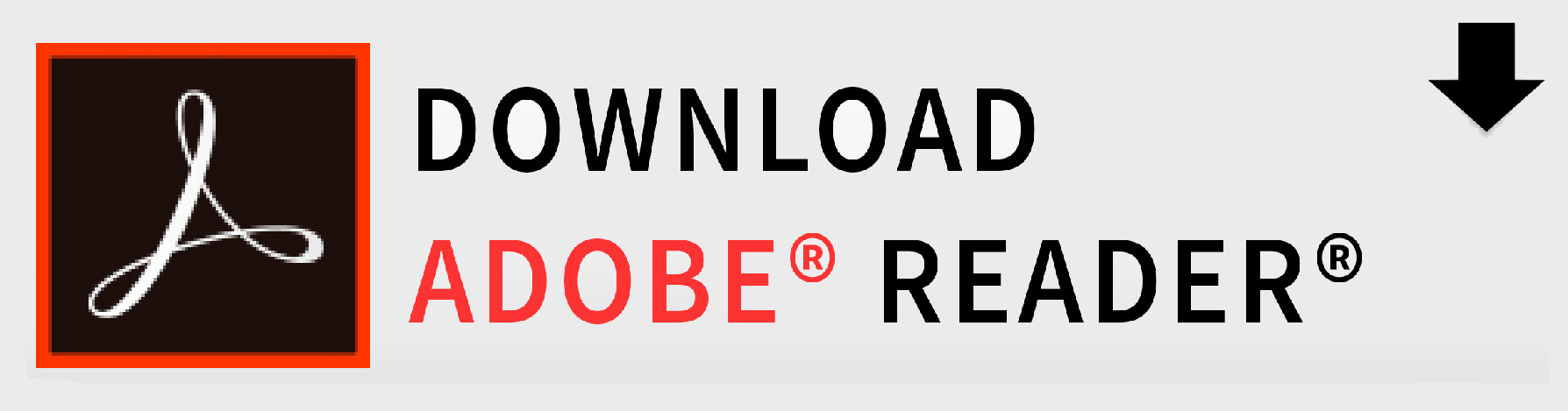 Icon to Download Adobe Reader